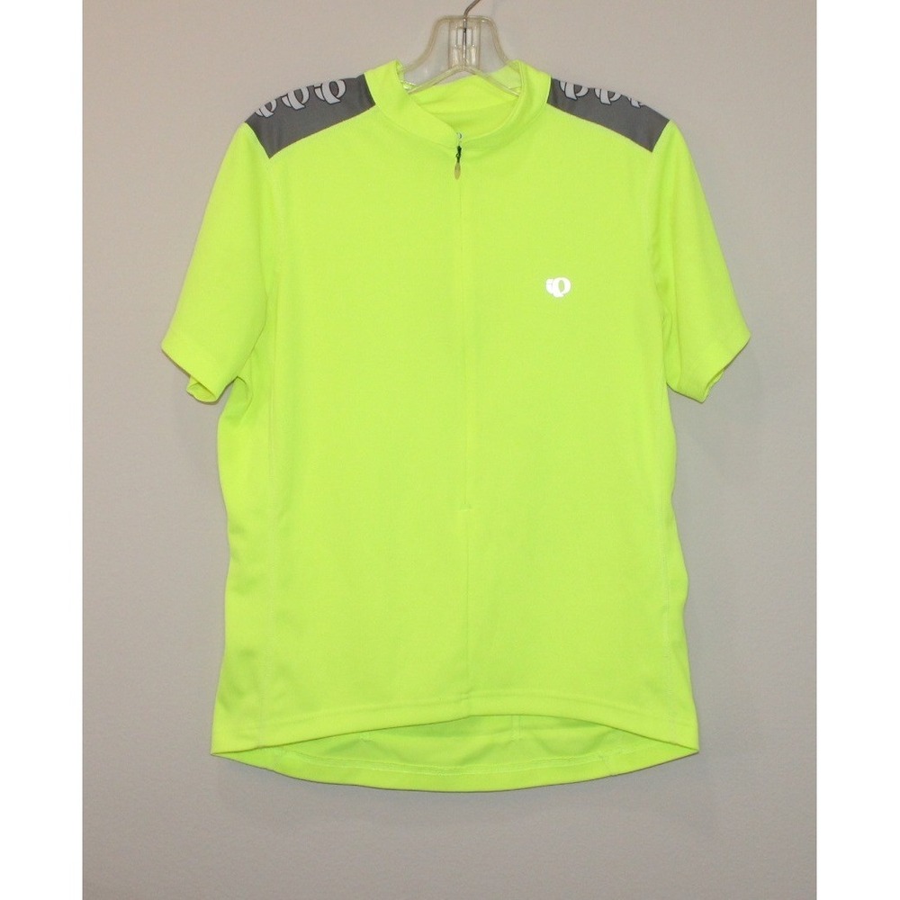 Pearl Izumi cycling jersey Medium neon yellow SELECT Series short sleeve zip